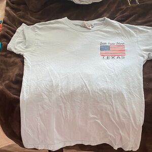 Comfy USA Light Blue Texas Flag Tee